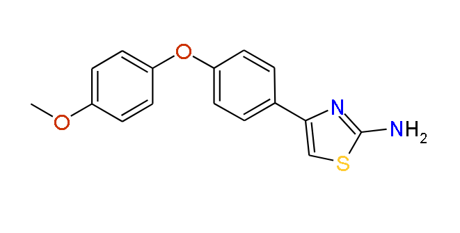 4-(4-(4-Methoxyphenoxy)phenyl)thiazol-2-amine, 97%