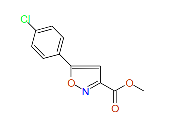Methyl 5-(4-chlorophenyl)isoxazole-3-carboxylate, 97%