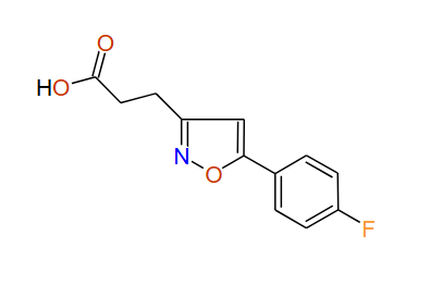 3-(5-(4-fluorophenyl)isoxazol-3-yl)propanoic acid