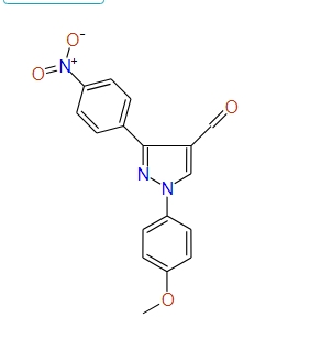 1-(4-Methoxyphenyl)-3-(4-nitrophenyl)-1H-pyrazole-4-carbaldehyde, 97%