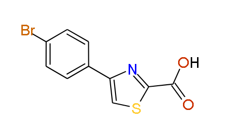 4-(4-Bromophenyl)thiazole-2-carboxylic acid, 97%