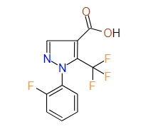 5-(Trifluoromethyl)-1-(2-fluorophenyl)-1H-pyrazole-4-carboxylic acid, 97%