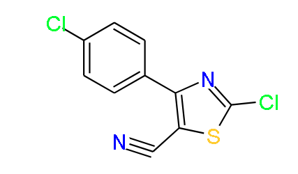 2-Chloro-4-(4-chlorophenyl)-5-thiazolecarbonitrile