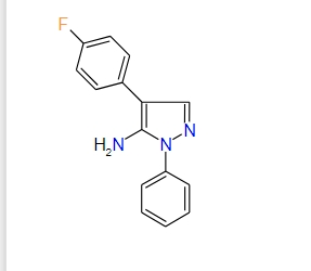 4-(4-Fluorophenyl)-1-phenyl-1H-pyrazol-5-amine, 97%