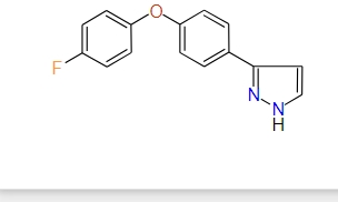 3-(4-(4-Fluorophenoxy)phenyl)-1H-pyrazole, 97%