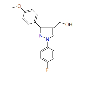 (1-(4-Fluorophenyl)-3-(4-methoxyphenyl)-1H-pyrazol-4-yl)methanol, 97%