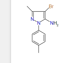 4-Bromo-3-methyl-1-p-tolyl-1H-pyrazol-5-amine, 97%