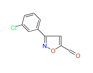 3-(3-Chlorophenyl)isoxazole-5-carbaldehyde, 97%
