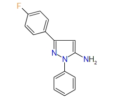 3-(4-Fluorophenyl)-1-phenyl-1H-pyrazol-5-amine, 98%