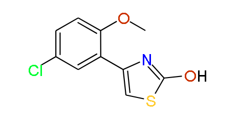 4-(5-Chloro-2-methoxyphenyl)thiazol-2-ol, 95%