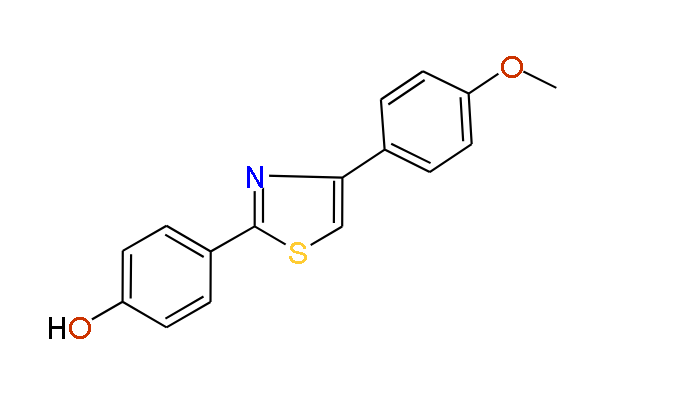 4-(4-(4-Methoxyphenyl)thiazol-2-yl)phenol, 97%