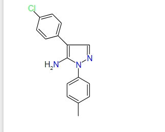 4-(4-Chlorophenyl)-1-p-tolyl-1H-pyrazol-5-amine, 97%