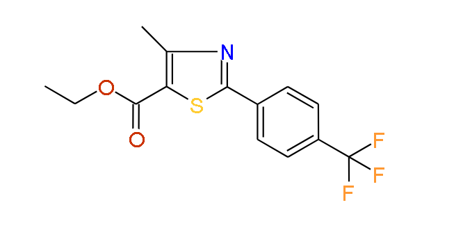 Ethyl 2-(4-(trifluoromethyl)phenyl)-4-methylthiazole-5-carboxylate, 97%