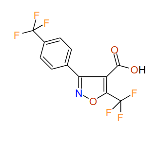5-(Trifluoromethyl)-3-(4-(trifluoromethyl)phenyl)isoxazole-4-carboxylic acid, 97%