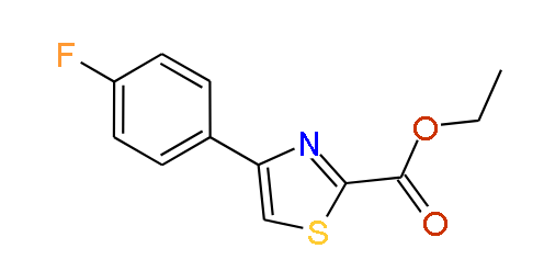 Ethyl 4-(4-fluorophenyl)thiazole-2-carboxylate, 97%
