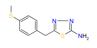 5-(4-(Methylthio)benzyl)-1,3,4-thiadiazol-2-amine, 97%