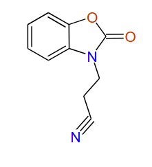 3-(2-Oxobenzo[d]oxazol-3(2H)-yl)propanenitrile, 97%