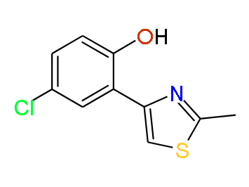 4-Chloro-2-(2-methylthiazol-4-yl)phenol, 95%