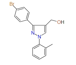 (3-(4-Bromophenyl)-1-o-tolyl-1H-pyrazol-4-yl)methanol, 97%