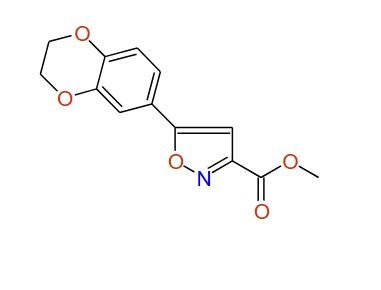 Methyl 5-(2,3-dihydrobenzo[b][1,4]dioxin-7-yl)isoxazole-3-carboxylate, 97%