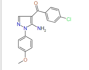 (5-Amino-1-(4-methoxyphenyl)-1H-pyrazol-4-yl)(4-chlorophenyl)methanone
