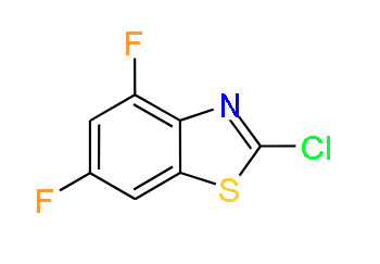 2-Chloro-4,6-difluorobenzothiazole, 97%