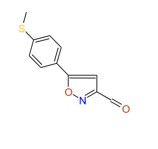 5-(4-(Methylthio)phenyl)isoxazole-3-carbaldehyde, 97%