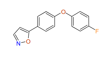 5-(4-(4-Fluorophenoxy)phenyl)isoxazole, 97%