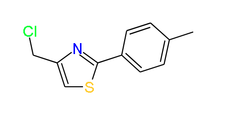 4-(Chloromethyl)-2-(4-methylphenyl)thiazole, 97%