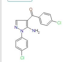 (5-amino-1-(4-chlorophenyl)-1H-pyrazol-4-yl)(4-chlorophenyl)methanone