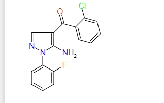 (5-Amino-1-(2-fluorophenyl)-1H-pyrazol-4-yl)(2-chlorophenyl)methanone