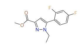Methyl 1-Ethyl-5-(2,4-difluorophenyl)-1H-pyrazole-3-carboxylate, 97%