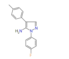 1-(4-Fluorophenyl)-4-p-tolyl-1H-pyrazol-5-amine, 97%