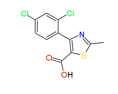 4-(2,4-Dichlorophenyl)-2-methylthiazole-5-carboxylic acid, 97%