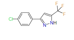 3-(4-Chlorophenyl)-5-(trifluoromethyl)-1H-pyrazole, 97%