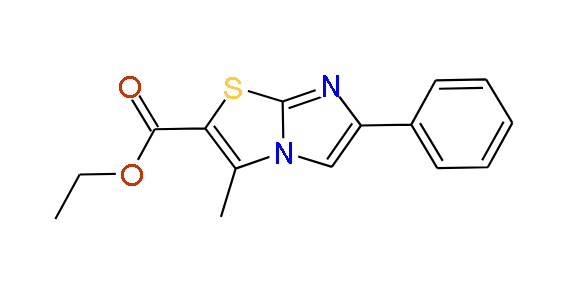 3-Methyl-6-phenylimidazo[2,1-b]thiazole-2-carboxylic acid ethyl ester, 97%