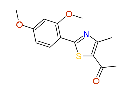 1-[2,(2,4-Dimethoxyphenyl)-4-methylthiazol-5-yl]ethanone, 97%