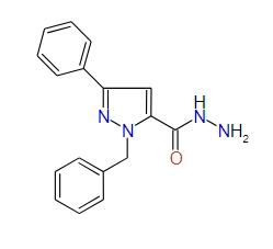 1-Benzyl-3-phenyl-1H-pyrazole-5-carbohydrazide, 97%