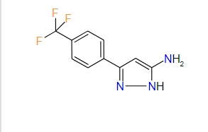 3-(4-(Trifluoromethyl)phenyl)-1H-pyrazol-5-amine, 96%