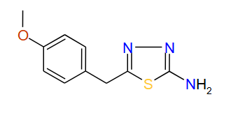 5-(4-Methoxybenzyl)-1,3,4-thiadiazol-2-amine, 97%