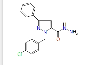 1-(4-Chlorobenzyl)-3-phenyl-1H-pyrazole-5-carbohydrazide, 97%