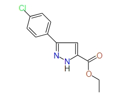 Ethyl 3-(4-chlorophenyl)-1H-pyrazole-5-carboxylate, 97%