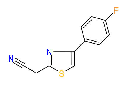 2-(4-(4-Fluorophenyl)thiazol-2-yl)acetonitrile, 97%