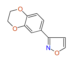 3-(2,3-Dihydrobenzo[b][1,4]dioxin-7-yl)isoxazole, 97%