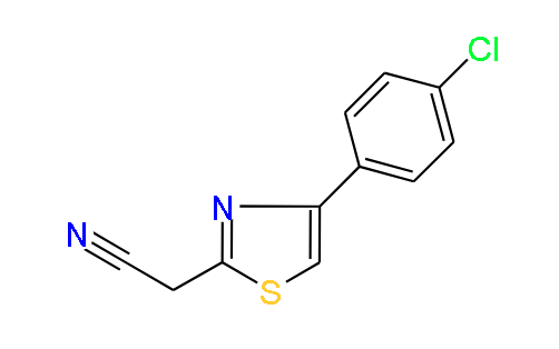 2-(4-(4-Chlorophenyl)thiazol-2-yl)acetonitrile, 97%