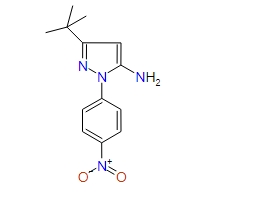 3-Tert-butyl-1-(4-nitrophenyl)-1H-pyrazol-5-amine, 97%