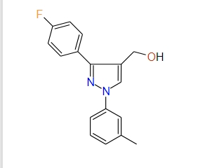 (3-(4-Fluorophenyl)-1-m-tolyl-1H-pyrazol-4-yl)methanol, 97%