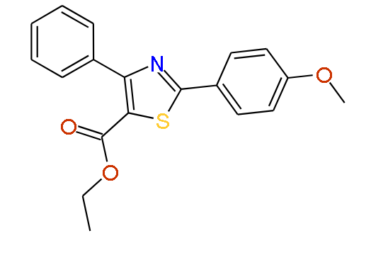 Ethyl 2-(4-methoxyphenyl)-4-phenylthiazole-5-carboxylate, 97%