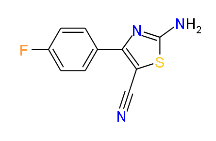 2-Amino-4-(4-fluorophenyl)-1,3-thiazole-5-carbonitrile