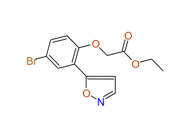 Ethyl 2-(4-bromo-2-(isoxazol-5-yl)phenoxy)acetate